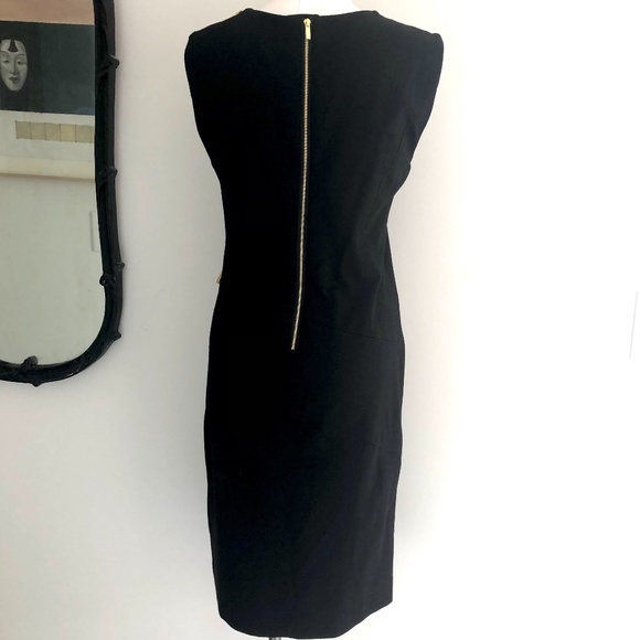 Premise Gold Zipper Sleeveless Black Dress NWT - Picture 4 of 8